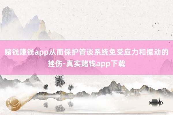 赌钱赚钱app从而保护管谈系统免受应力和振动的挫伤-真实赌钱app下载