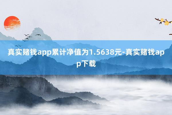 真实赌钱app累计净值为1.5638元-真实赌钱app下载